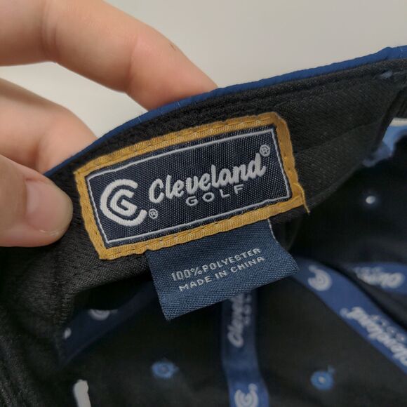 Cleveland Golf Strapback Hat Blue One Size Embroidered Logo 6 Panel - Picture 7 of 7